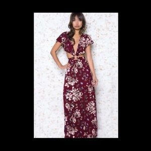Haute Rouge connect 2 piece floral dress
